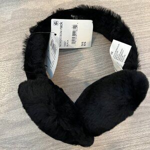 UGG Shearling Earmuffs Black | Cozy Winter Ear Warmers NWT